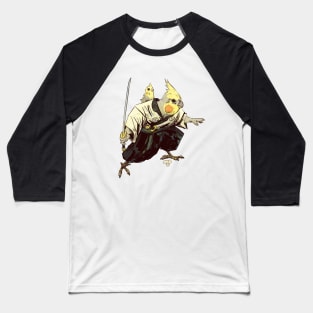 Lone Bird and Chick Baseball T-Shirt